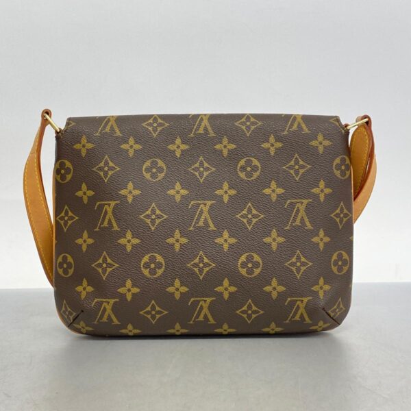 1240001050654 10 Louis Vuitton Monogram Musette Tango Short Strap Shoulder Bag Brown