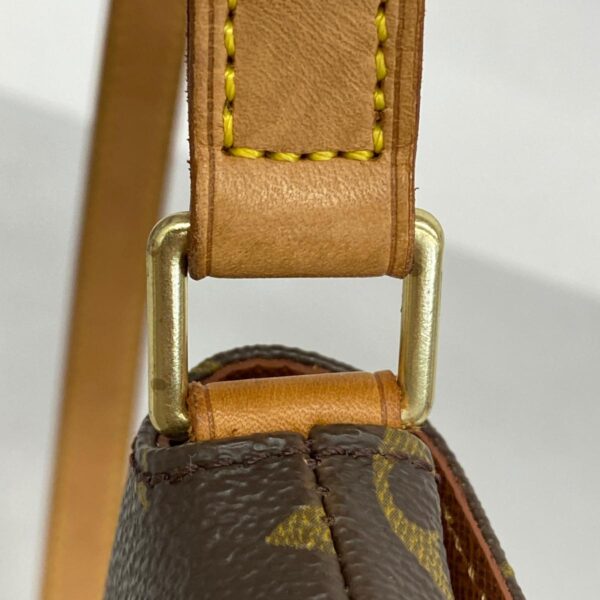 1240001050654 8 Louis Vuitton Monogram Musette Tango Short Strap Shoulder Bag Brown