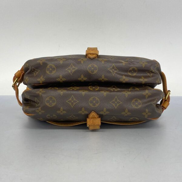 1240001050670 3 Louis Vuitton Monogram Saumur 30 Shoulder Bag Brown