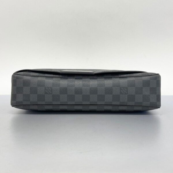 1240001050671 3 Louis Vuitton Damier Graphite Daniel MM Shoulder Bag Black