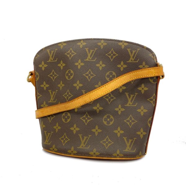 1240001050673 1 Louis Vuitton Monogram Drouot Shoulder Bag Brown