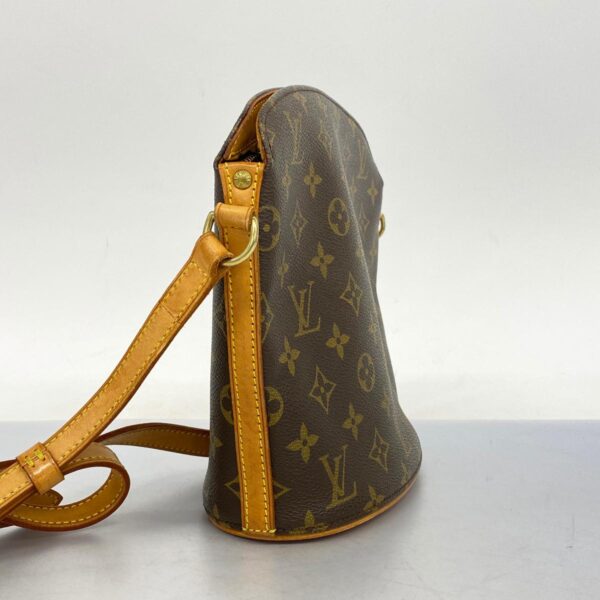 1240001050673 2 Louis Vuitton Monogram Drouot Shoulder Bag Brown