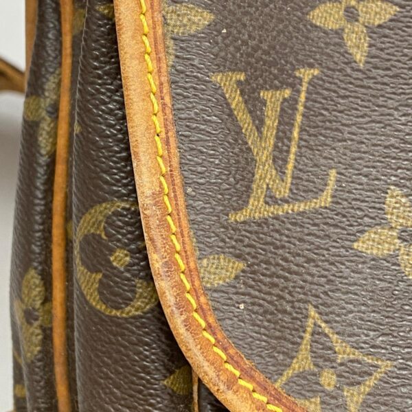 1240001050731 14 Louis Vuitton Monogram Saumur 30 Shoulder Bag Brown