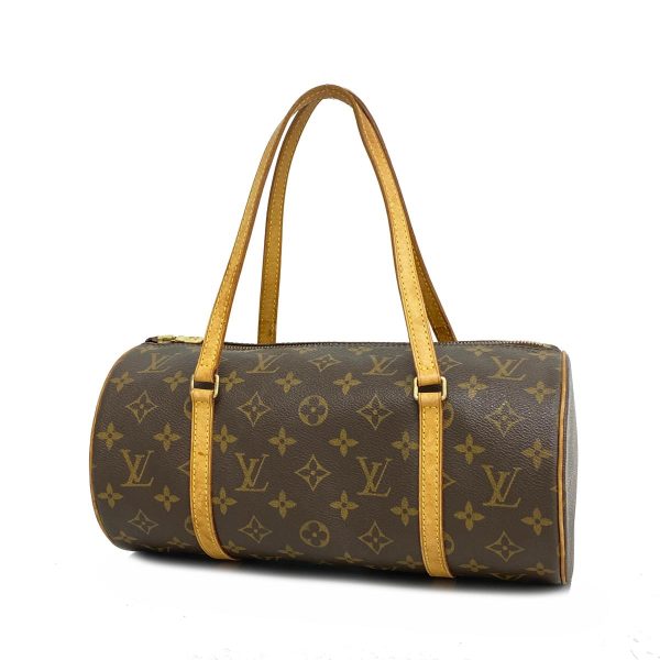 1240001050732 1 Louis Vuitton Papillon 30 Monogram Handbag Brown