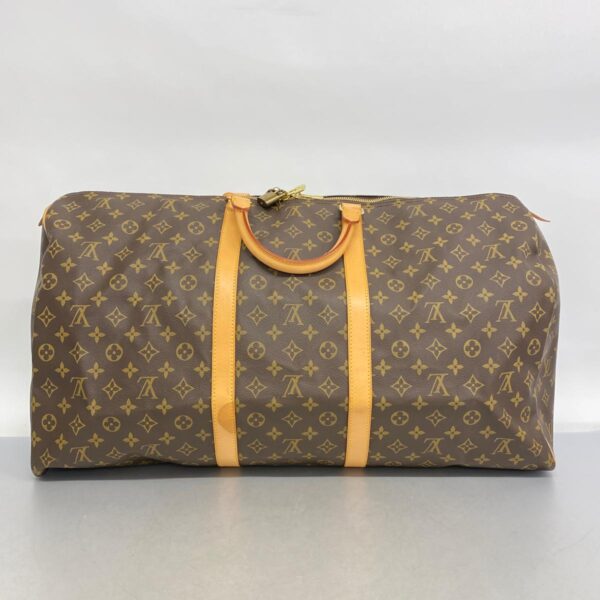 1240001050733 9 Louis Vuitton Monogram Keepall 60 Bag Brown