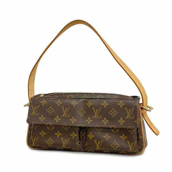 1240001050742 1 Louis Vuitton Viva City Mm Monogram Shoulder Bag Brown