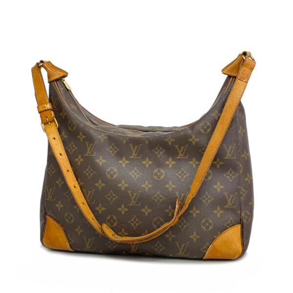 1240001050743 1 Louis Vuitton Monogram Boulogne 35 Shoulder Bag Brown