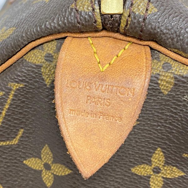 1240001050767 5 Louis Vuitton Speedy 30 Monogram Handbag Brown