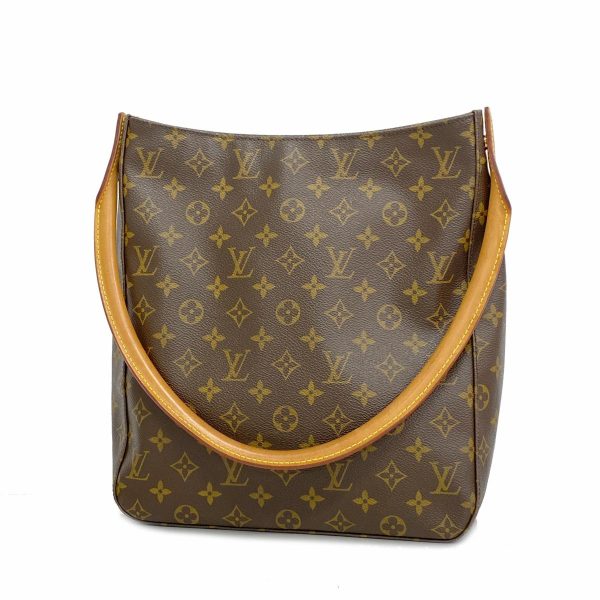 1240001050773 1 Louis Vuitton Looping Gm Monogram Shoulder Bag Brown