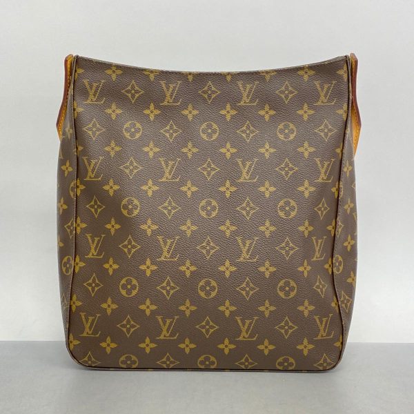 1240001050773 11 Louis Vuitton Looping Gm Monogram Shoulder Bag Brown