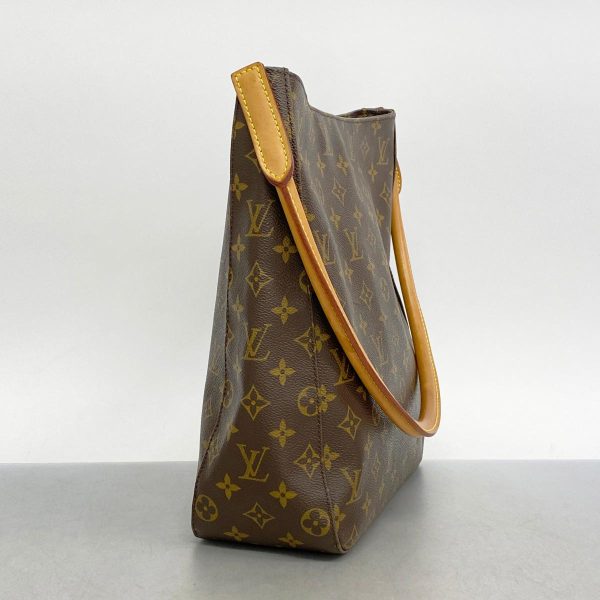 1240001050773 2 Louis Vuitton Looping Gm Monogram Shoulder Bag Brown