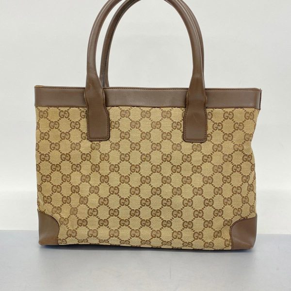 1240001050801 12 Gucci Gg Tote Bag Brown