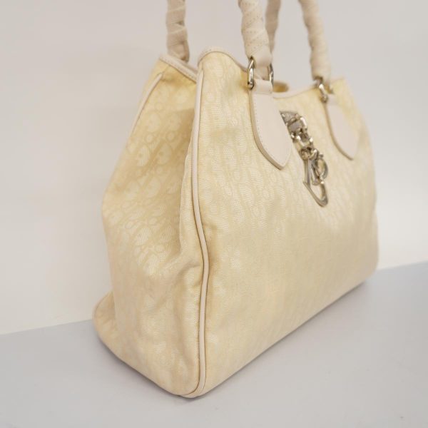 1240001050813 2 Christian Dior Trotter Nylon Tote Bag Ivory