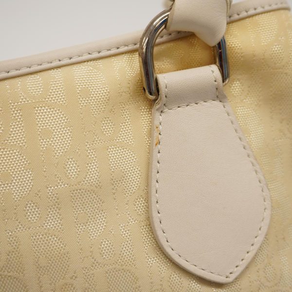 1240001050813 9 Christian Dior Trotter Nylon Tote Bag Ivory