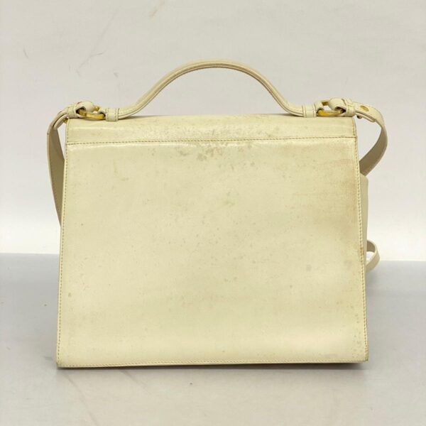 1240001050822 14 Salvatore Ferragamo Gancini 2WAY Bag White