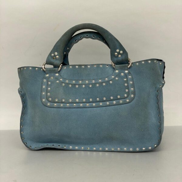 1240001050824 12 Celine Boogie Suede Handbag Blue