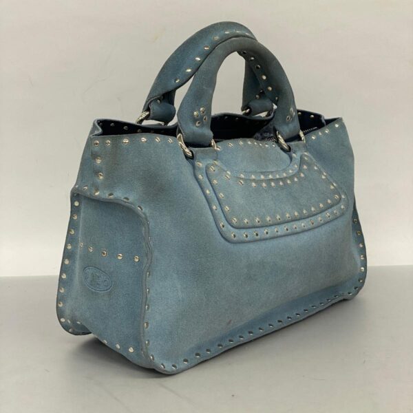 1240001050824 2 Celine Boogie Suede Handbag Blue