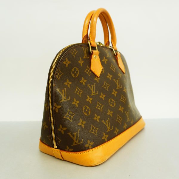 1240001050855 2 1 Louis Vuitton Alma Monogram Handbag Brown