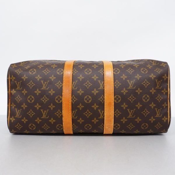 1240001050876 3 Louis Vuitton Keepall 45 Monogram Bag Brown