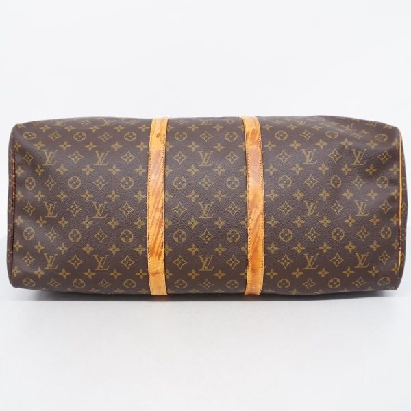 1240001050877 3 Louis Vuitton Keepall 60 Monogram Bag Brown