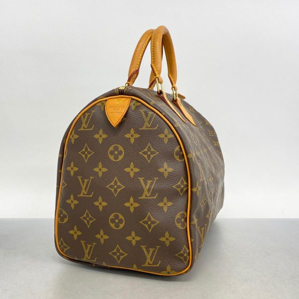 1240001050909 2 Louis Vuitton Speedy 30 Monogram Handbag Brown