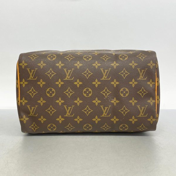 1240001050909 3 Louis Vuitton Speedy 30 Monogram Handbag Brown