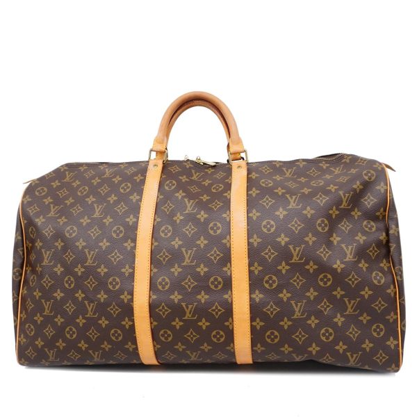 1240001050929 1 Louis Vuitton Keepall 60 Monogram Bag Brown