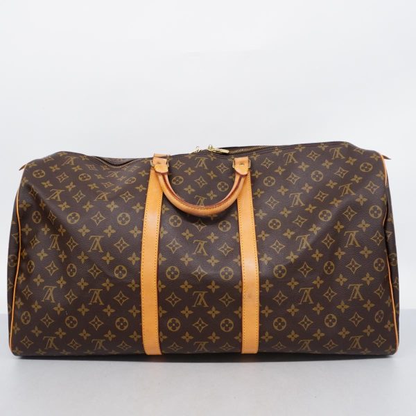 1240001050929 16 Louis Vuitton Keepall 60 Monogram Bag Brown