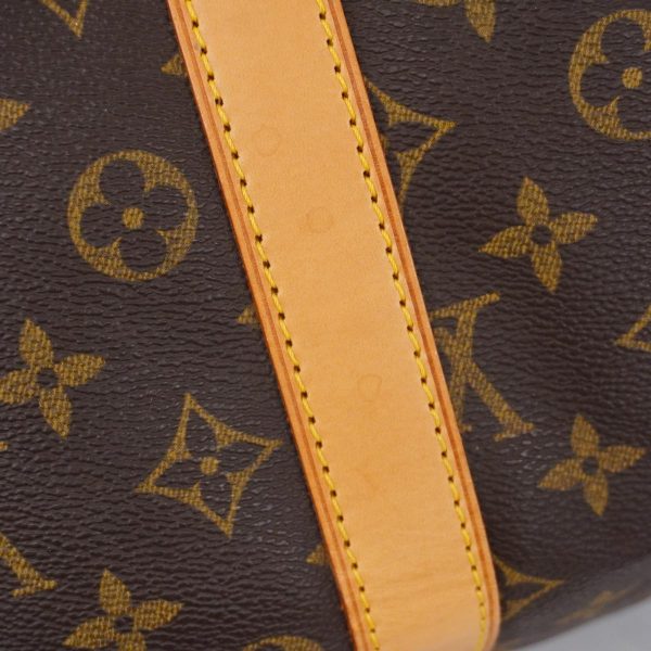 1240001050952 14 Louis Vuitton Keepall Bandouliere 55 Monogram Bag Brown