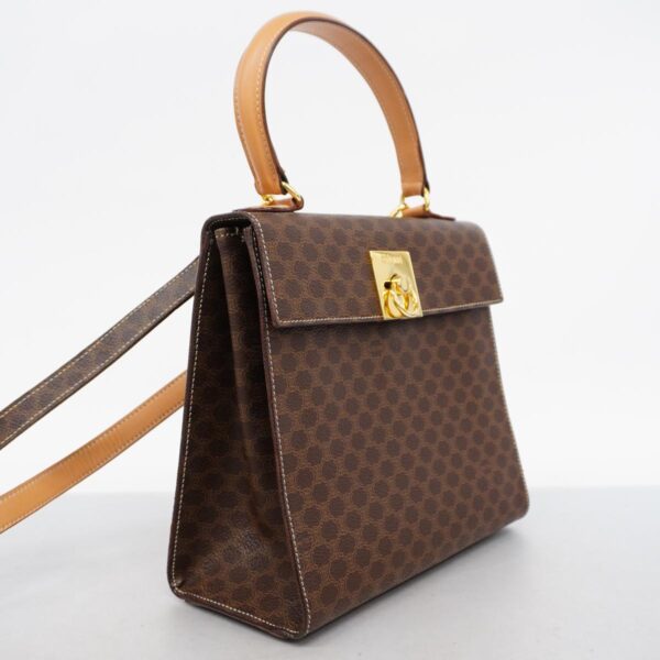 1240001050955 2 Celine Macadam 2WAY Bag Brown