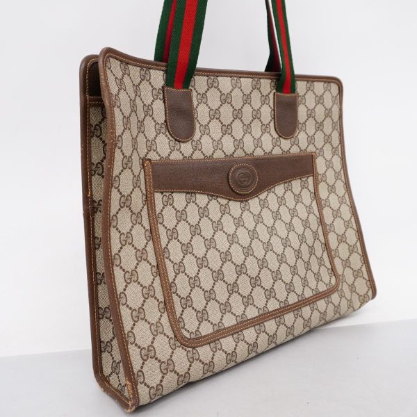 1240001050974 2 Gucci Gg Supreme Tote Bag Brown