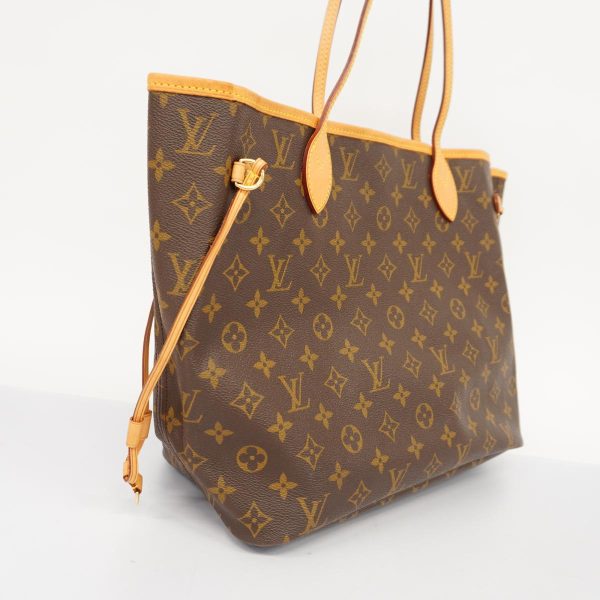 1240001050978 2 Louis Vuitton Neverfull Mm Monogram Tote Bag Brown