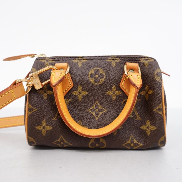 1240001050992 14 Louis Vuitton Mini Speedy Monogram Two Way Bag Brown