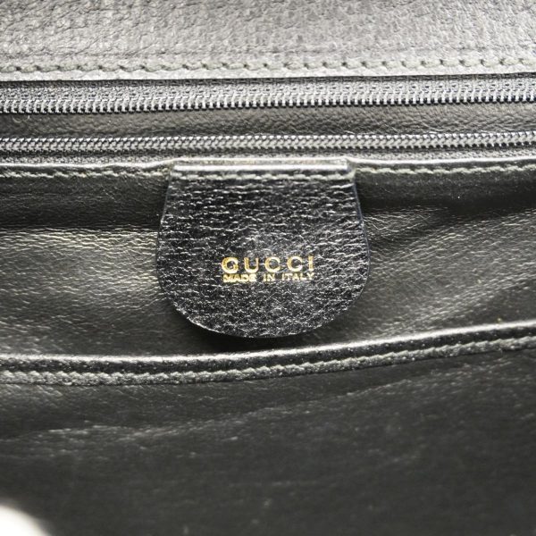 1240001051001 5 Gucci Bamboo Two Way Bag Black