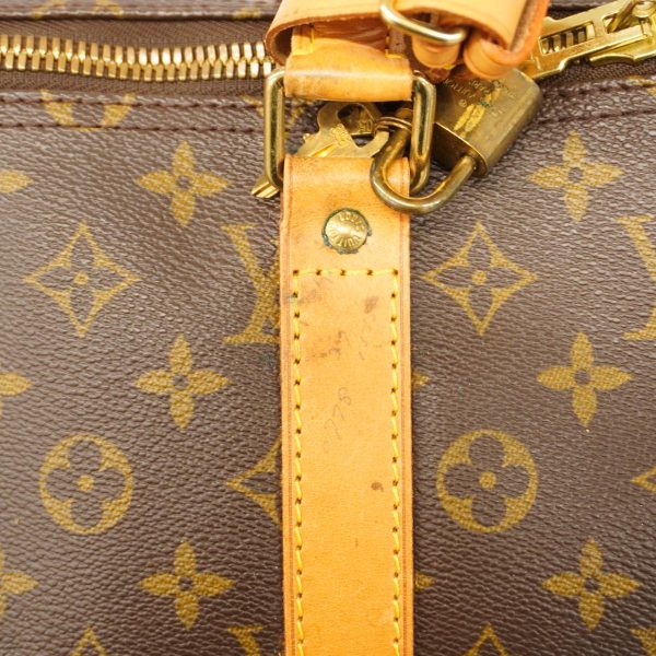 1240001051008 10 Louis Vuitton Keepall 55 Monogram Bag Brown