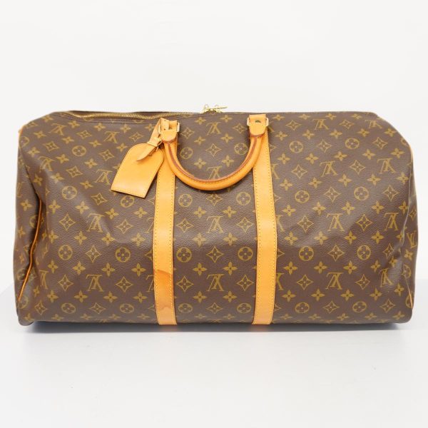 1240001051008 13 Louis Vuitton Keepall 55 Monogram Bag Brown