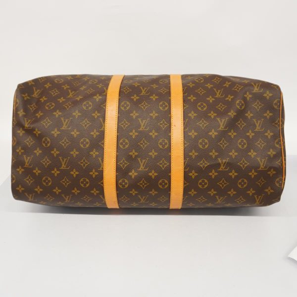 1240001051008 3 Louis Vuitton Keepall 55 Monogram Bag Brown