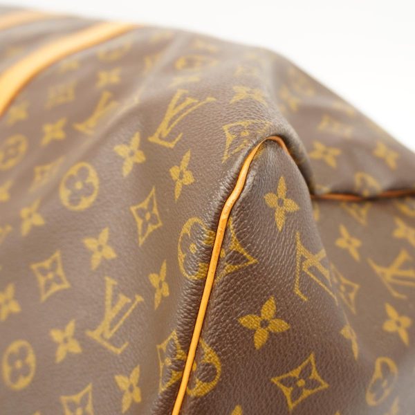 1240001051008 7 Louis Vuitton Keepall 55 Monogram Bag Brown