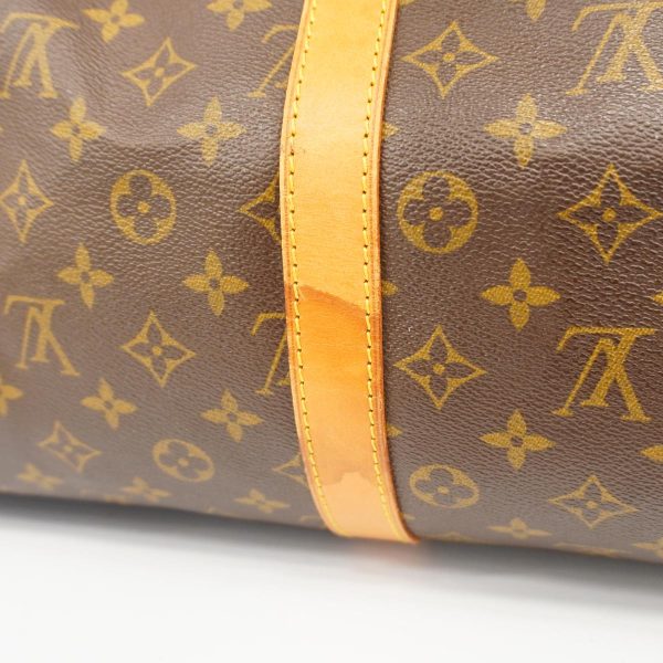 1240001051008 9 Louis Vuitton Keepall 55 Monogram Bag Brown