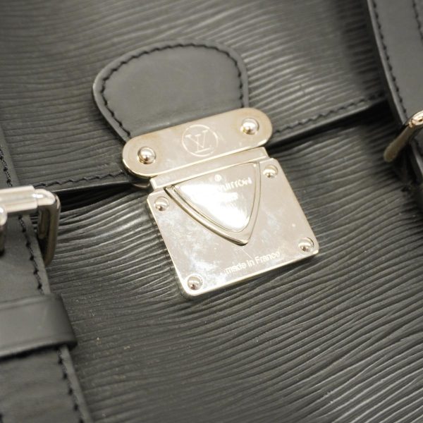 1240001051014 10 Louis Vuitton Segur Mm Epi Handbag Noir