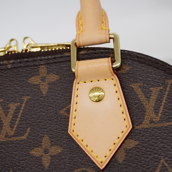 1240001051039 11 Louis Vuitton Alma Bb Monogram Two Way Bag Brown