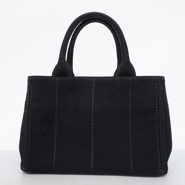 1240001051073 10 Prada Canapa Tote Bag Black