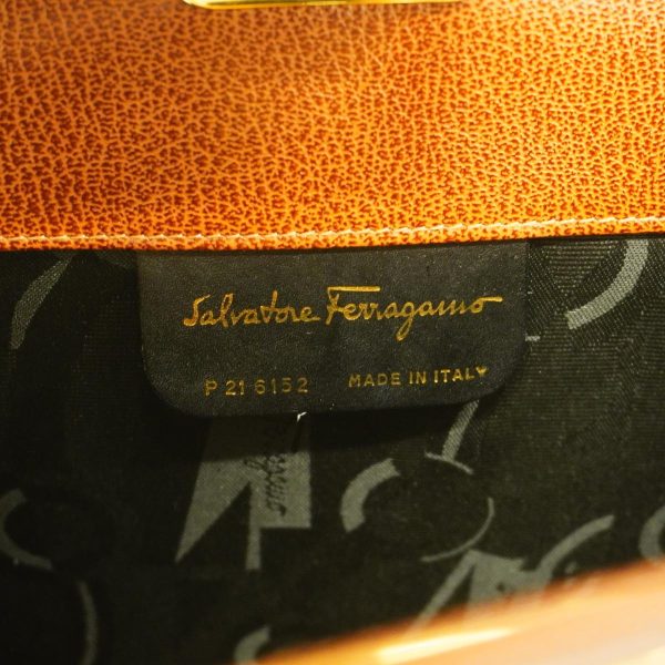 1240001051088 5 Salvatore Ferragamo Gancini Shoulder Bag Brown