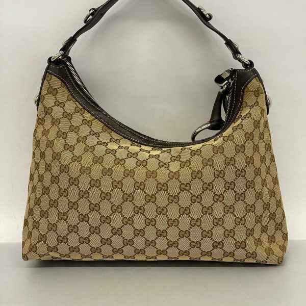 1240001051116 12 Gucci Horsebit Gg Two Way Bag Brown