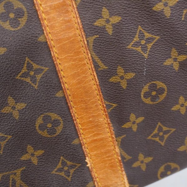 1240001051128 12 Louis Vuitton Keepall 55 Monogram Bag Brown