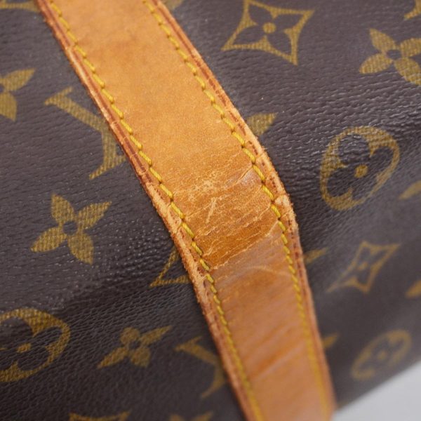 1240001051128 6 Louis Vuitton Keepall 55 Monogram Bag Brown