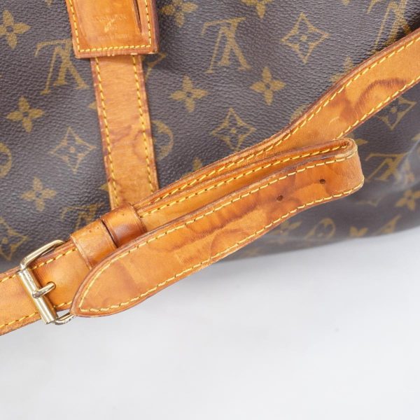 1240001051129 12 Louis Vuitton Keepall Bandouliere 50 Monogram Bag Brown