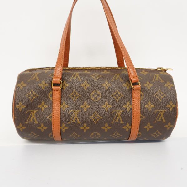 1240001051130 11 Louis Vuitton Papillon 30 Monogram Handbag Brown