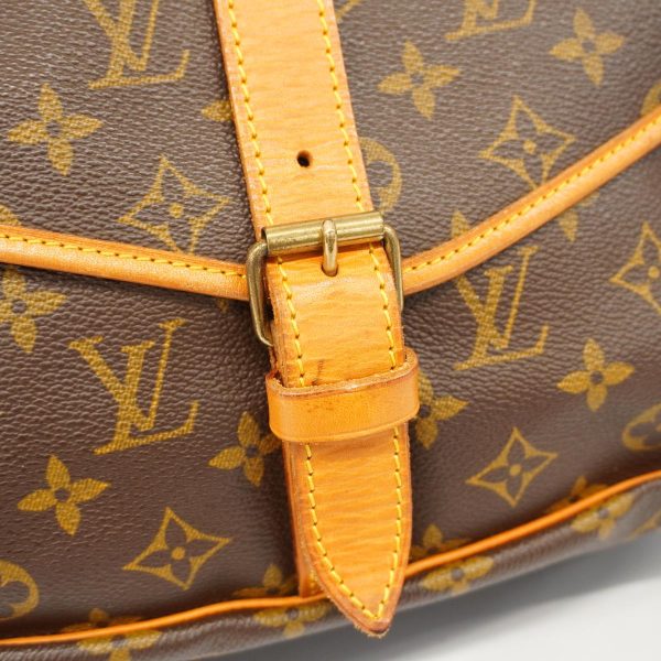 1240001051131 10 Louis Vuitton Saumur 35 Monogram Shoulder Bag Brown