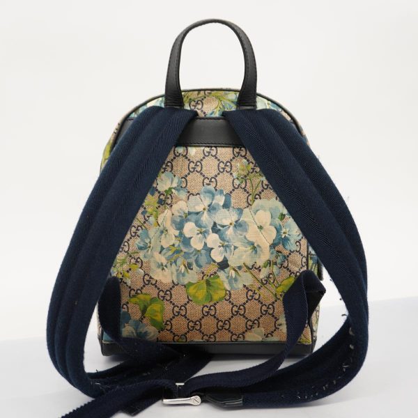 1240001051138 14 Gucci Gg Blooms Rucksack Blue Brown